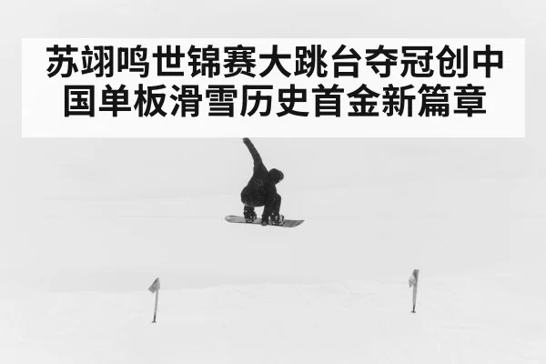 苏翊鸣世锦赛大跳台夺冠创中国单板滑雪历史首金新篇章